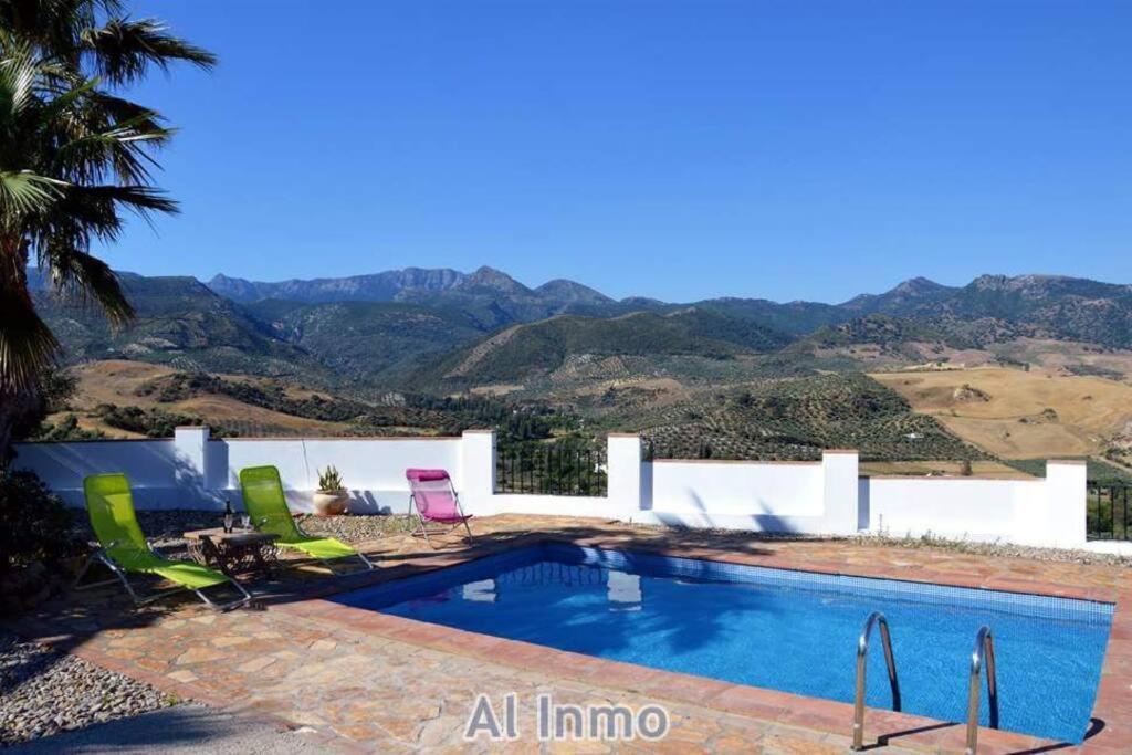 Las Palmeras - Ein Stueck Vom Paradies - Behagliches Haus Mit Pool Algodonales Exterior foto