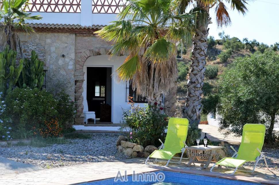 Las Palmeras - Ein Stueck Vom Paradies - Behagliches Haus Mit Pool Algodonales Exterior foto